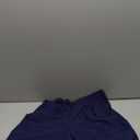 ALove Women's 9" Swim Shorts High Waisted Swim Board Shorts with Pockets UPF 50+ Swimsuit Bottoms Built-in Brief (Large, Navy)