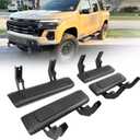 EZ Side Steps Fit for 2019-2025 2026 Chevy Silverado & GMC Sierra 1500 2020-2025 2026 2500 HD 3500 HD Crew Cab Running Boards (Front & Rear Door)
