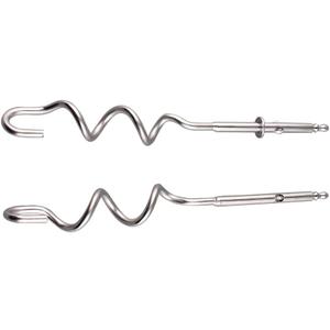 Replacement Parts Hand Mixer Dough Hooks,Compatible with Cuisinart CHM-DH Hand Mixer (Set of 2), Silver