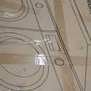 SpaceAid Washer Dryer Countertop, Laundry Wood Shelf Topper with Edge, 54" Width x 27.5" Depth Cover Guard Organizer for Washer and Dryer Laundry Hamper Counter Storage Organization (Black) (Large)