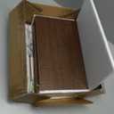 Floating Shelves for Wall, Bathroom Shelves Over Toilet, Wall Shelves & Book Shelf, Hanging Shelf, Modern Wooden Wall-Mounted Small Floating Shelves, 12x7x1.5 in (Walnut-Like, Set of 2)