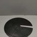 Sump Basin Cover 17.7 in. OD Plastic Submersible Sump Pump Cover Black Septic Tank Lid, Heavy Duty Protection for Outdoor Water wells, Sump Bucket, Water Sump Pump