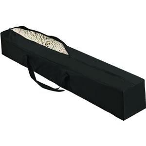 Oversized Hammock Storage Bag Heavy Duty Hammock Cover - 62''L x 10''W - Portable Steel Hammock Stand Carrying Bag with Strap Carry Holder - Durable and Waterproof, Black