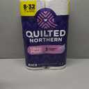 Georgia Pacific QUILTED NORTHERN ULTRA PLUSH TOILET PAPER, 8 MEGA ROLLS (Pack of 1, White)