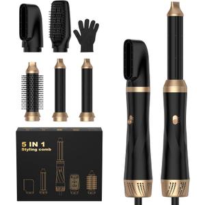 5 in 1 Air Styler, 1000W Hair Dryer Brush, Hair Styler-Hot Brushes for Hair Styling, Hot Brush - Hair Styling Appliances for Women Volume, Curl, Smooth, Dry