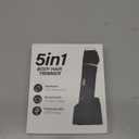 5-in-1 Bikini Trimmer for Women, IPX7 Waterproof Electric Razors Shaver, Cordless Body Hair Trimmer, Facial & Pubic Hair Removal, Ceramic Blade (Black)