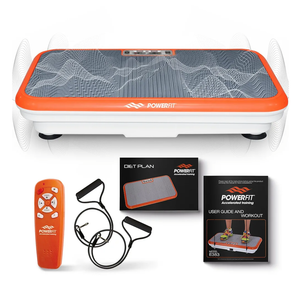 Power Fit Vibration Plate Exercise Machine, Powerfit Elite Vibration Platform, Power Plate, Body Vibration Plate for Lymphatic Drainage, Body Shaker Weight Loss - Remote, Resistance Bands & Diet Plan Power Fit Vibration Plate Exercise Machine, Powerfit Elite Vibration Platform, Power Plate, Body Vibration Plate for Lymphatic Drainage, Body Shaker Weight Loss - Remote, Resistance Bands & Diet Plan