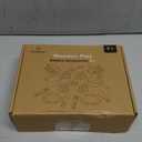 Wooden Toy Plates and Dishes for Kitchen Set, 30PCS Montessori Play Kitchen Accessories for Toddlers with Toy Pots and Pans, Wooden Play Cooking Set for 3-8 Years Girls & Boys