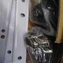 14 Inch Drawer Slides, 1 Pair, White Coated Steel
Removable Bottom Mount, Drawer Track with Smooth Sliding Nylon Wheels