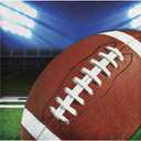 Creative Converting 331930 Football Party Beverage Napkins Brown. Pack of 2