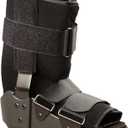 OTC Short Leg Cast Low Top Walker Boot, Black, Large/Short