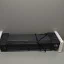 Comfort Zone 1500W Convection Baseboard Heater  Silent Portable Electric Space Heater with Adjustable Thermostat, 2 Heat Settings & Safety Tip-Over Switch  Black