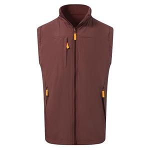 M MAELREG Mens Golf Vest Polar Fleece Lined Windproof Vest Jacket Lightweight Zip Up Sleeveless Jacket for Men, XL
