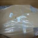 50 Pack Cardboard Storage Bin Boxes Bulk 3 Sizes, Medium, White