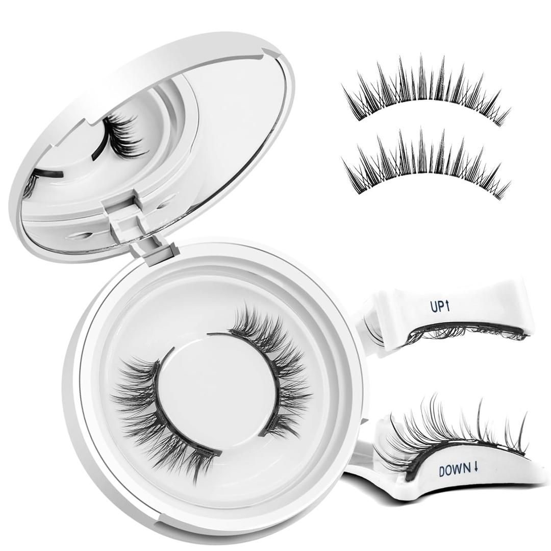 Magnetic Eyelashes With Applicato, Can Be Used Repeatedly, Natural Appearance, No Glue Required, Strong And Lightweight, Magnetic Lashes, Easy To Use (2.7in*0.8in)