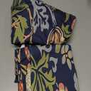 Vintage William Morris Botanical Art Windows Curtains Floral Patterns Vintage Floral Patterns Curtains, for Living Room Bedroom 52x84in 2 Panels Decor