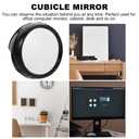 3 Pcs Computer Mirror Minipc Clip on Mirror Security Monitor Mirror Convex Mirror Cabinet Rearview Monitors Blind Spot Mirror Mini-pc Work Anti- Mirror Acrylic Lens Optional