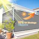 Shade&Beyond Customized Size 90% Sun Shade Cloth with Grommets, 08' X 12' Pergola Shade Cover Canopy, Mesh Tarp Sun Screens for Patio, Outdoor, Garden, Backyard, Light Gray, GN02