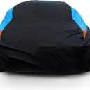 MORNYRAY Waterproof Car Cover All Weather Snowproof UV Protection Windproof Outdoor Full car Cover, Universal Fit for Sedan (Fit Sedan Length 194-206 inch, Blue)