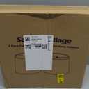 Drum Lampshades Set of 2, 11.6" Top x 12.6" Bottom x 9.8" High Lamp Shades for Table Lamps, Bedside Lamps, Floor Lamps, Gray Fabric Lampshade, Easy Assembly Lamp shade Replacement, Spider Fitter