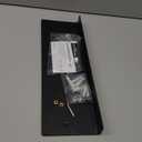 Danpoo Metal Wall Shelf, Black Floating Shelf, Small Bathroom Shelf, 16" Display Shelves for Wall Storage