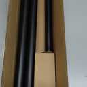 YNL Matte Black Shower Curtain Rod 36-84 Inch(3-7ft), No Slip No Drill Stainless Steel Spring Tension Curtain Rod, No Rust Shower Rod Adjustable For Bathroom Window Bedroom