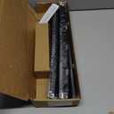 Zeerobee Curtain Rods for Windows 48 to 84, Black Curtain Rod, Adjustable 1 Inch Heavy Duty Outdoor/Indoor Modern Drapery Pole, 32"-86"