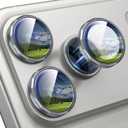 2 x Xfilm for iPhone 17 Pro / 17 Pro Max Camera Lens Protector 16-Facet, Individual Metal with 9H Hardness, Scratch-Proof Camera Screen Protector, Stylish Accessories, Case Friendly (Titanium Gray)