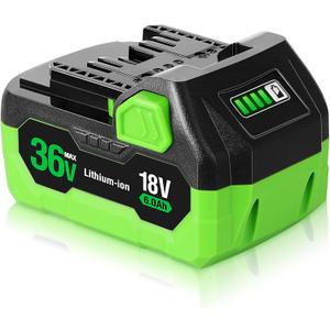 TenHutt Upgrade 18V/36V 6000mAh Lithium-ion Replacement Battery for Metabo HPT MultiVolt Battery Compatible with Slide Style 371751M 371751M Li-ion Battery