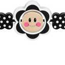 Baby Bjorn Bouncer Toy Bar, Toy for Baby Bouncer Soft & Bliss, Easy to Attach and Remove, Child-Friendly Materials, Exciting Design for Curious Babies, Black and White Flowers