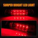 Third 3rd Brake LED for 1999-2004 Jeep Grand Cherokee, High Mount Rear Brake Lights Assembly for 99-04 Grand Cherokee, Waterproof Center Cab Lamp Stop Light (Red)