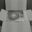 Electric Back Scrubber for Shower - Wall Mounted Exfoliating Brush, Hands-Free Automatic Body Scrubber, IPX7 Waterproof, 3-Speed Adjustment, 3 Replaceable Heads with 50pcs Disposable Shower Caps (White)