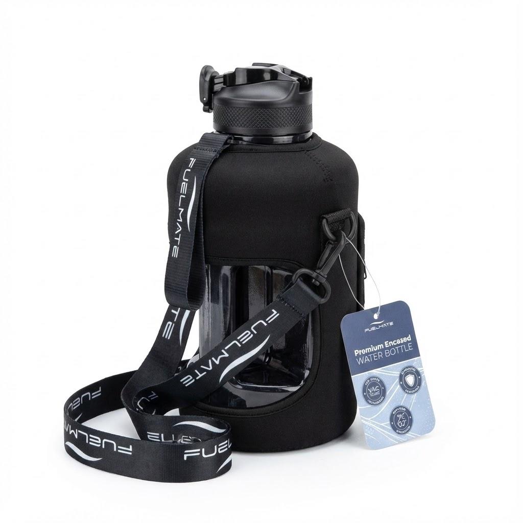 Fuelmate Premium Encased Water Bottle, 74oz 