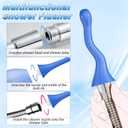 Enema Anal Douches for Men Women - Enema Bulb with Bendable Silicone Nozzles for Men Women Colon Cleanse, Anti Backflow Shower Douche Enema Kit with Lube, Anal Cleansing Feminine Care Douche Bottles