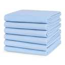 Simpli-Magic Washable Underpads, 34"x36" (Pack of 6) Heavy Absorbency Reusable Bedwetting Incontinence Pads for Kids,Adults,Elderly,and Pets, Waterproof Protective Pad for Bed,Couch,Sofa,Floor