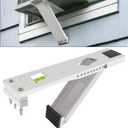 Window Air Conditioner Support Bracket,Relieves Weight Stress On The Window Frame A/C Safe Support Bracket Installs from Inside The House Built-in Bubble Level Window AC Mount Bracket up to 165lbs