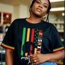 Black History Month Shirt for Women Black Lives Matter BLM Leaders Patriotic African American T-Shirt (M)