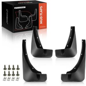 A-Premium Mud Flaps Compatible with Buick Encore 2013-2022 Sport Utility, No Drilling Required Mud Guards with Hardware Accessories, Set of 4 Front and Rear