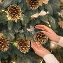 Christmas pine cone picks