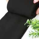 VERO MONTE Womens Opaque Fleece Lined Tights Colorful Warm Winter Thermal Tights (Black)