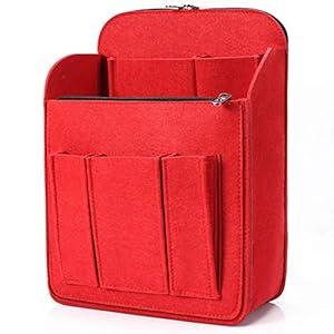 Yoillione Felt Backpack Organizer Insert for Women and Men, Large Travel Rucksack Insert with High Capacity, Lightweight Bag Organizer with Zipper Pockets