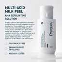 Prequel Skin Multi-Acid Milk Peel, Professional Exfoliating Solution. 15% Glycolic Acid Face Peel with Lactic Acid and Enzymes. Hydrating Chemical Exfoliant. Clinical-Strength Formula, 7.6oz Bottle.