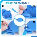 THTEN KST-120X KST2040-06 Trimmer Replacement Blades Head Compatible with Kobalt KST 120x-06 and 40v Cordless String Trimmer 16 Pack (Item 1520463,506892,808667)