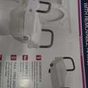 Drive Medical 2-in-1 Raised Toilet Seat with Removable Padded Arms