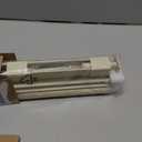 LazBlinds No Drill Zebra Blinds for Windows 21" W x 64" H, Cream