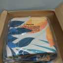 Colorful 6x9 Outdoor Area Rug Washable Multicolored Patio Rug Tropical Botanical Floral Chenille Waterproof Outdoor Carpet Non-Slip for Patio, Deck, Backyard, Porch, Green