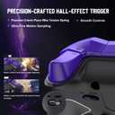 PXN P5 8K Wireless Gaming Controller, Capacitive Joystick, 2.4G PC Controller, Hall Triggers, Dual Vibrators, APP, 4-Macro, 3-Mode(2.4G/BT/SW), for PC,Switch,Android,iOS