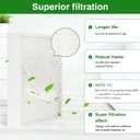 Upgrade X8788 MERV 16 Filter X8788 20x26x5 Furnace Filter Compatible with Lennox X8788 and PCO20-28 PureAir Cleaner,1Pack