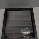 tutata Golf Ball Display Case, Golf Ball Holder, 25 Balls Capacity, Wall Mount, Shadow Box for Golf Ball Collector
