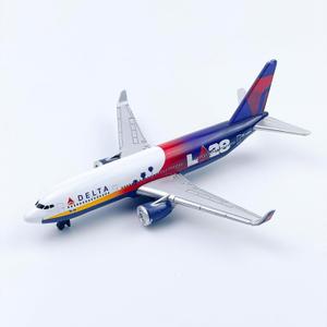 Airplane Model, Delta L-28 Die-cast Metal Planes Aircraft Suitable for Collection and Desktop Decor